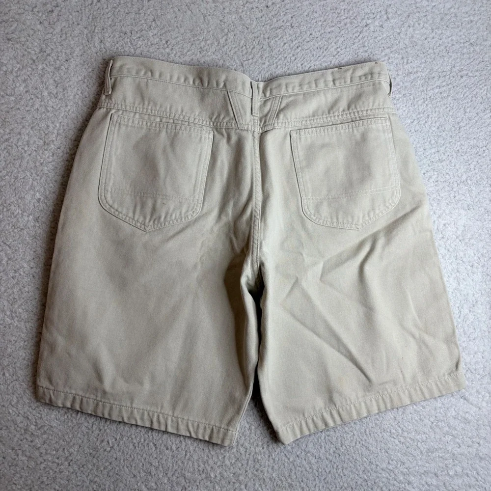 Marithe Francois Girbaud Mens Khaki jorts Shorts Y2K hiphop Baggy Tan Size 40